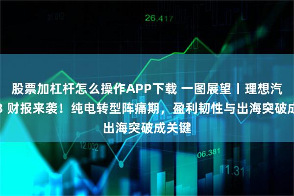 股票加杠杆怎么操作APP下载 一图展望丨理想汽车 Q3 财报来袭！纯电转型阵痛期，盈利韧性与出海突破成关键